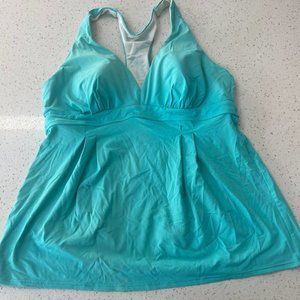 Women's Lands End Tankini Top size 14